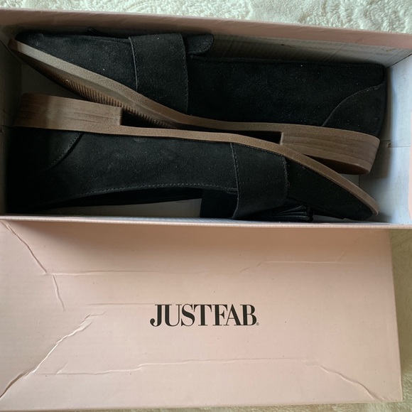 JUSTFAB Priya Black Flats [Never Worn] - Picture 3 of 4